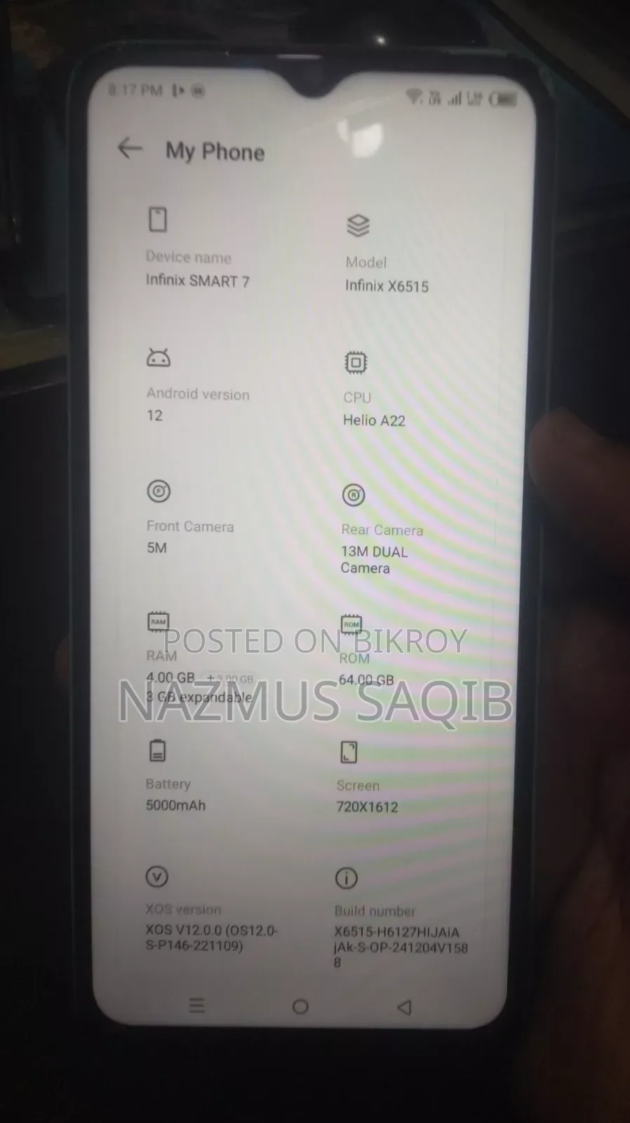 Infinix Smart 7 64 GB Green