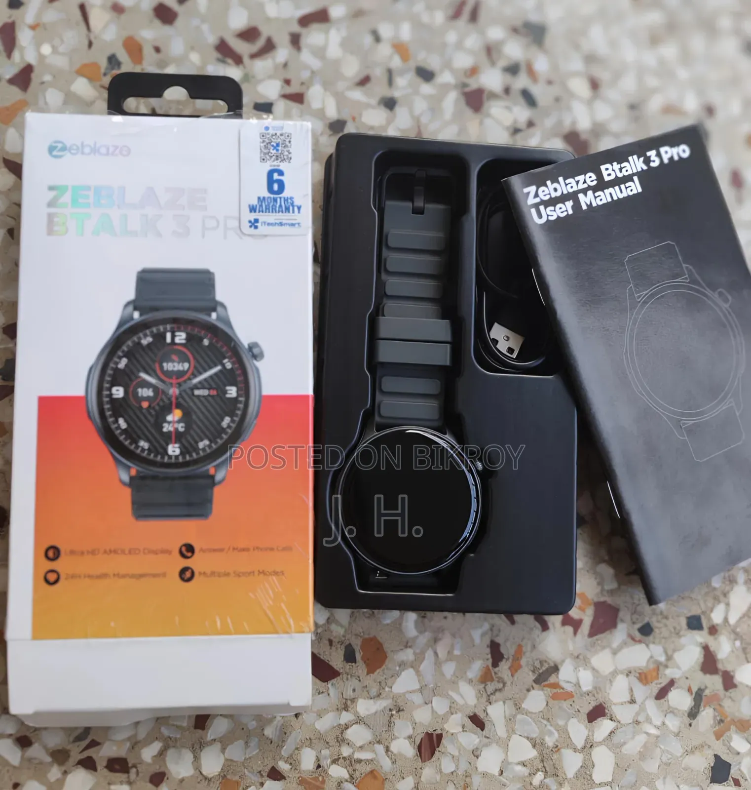 Zeblaze Btalk 3 Pro | Like New | Smart Watch (Bluetooth Calling)