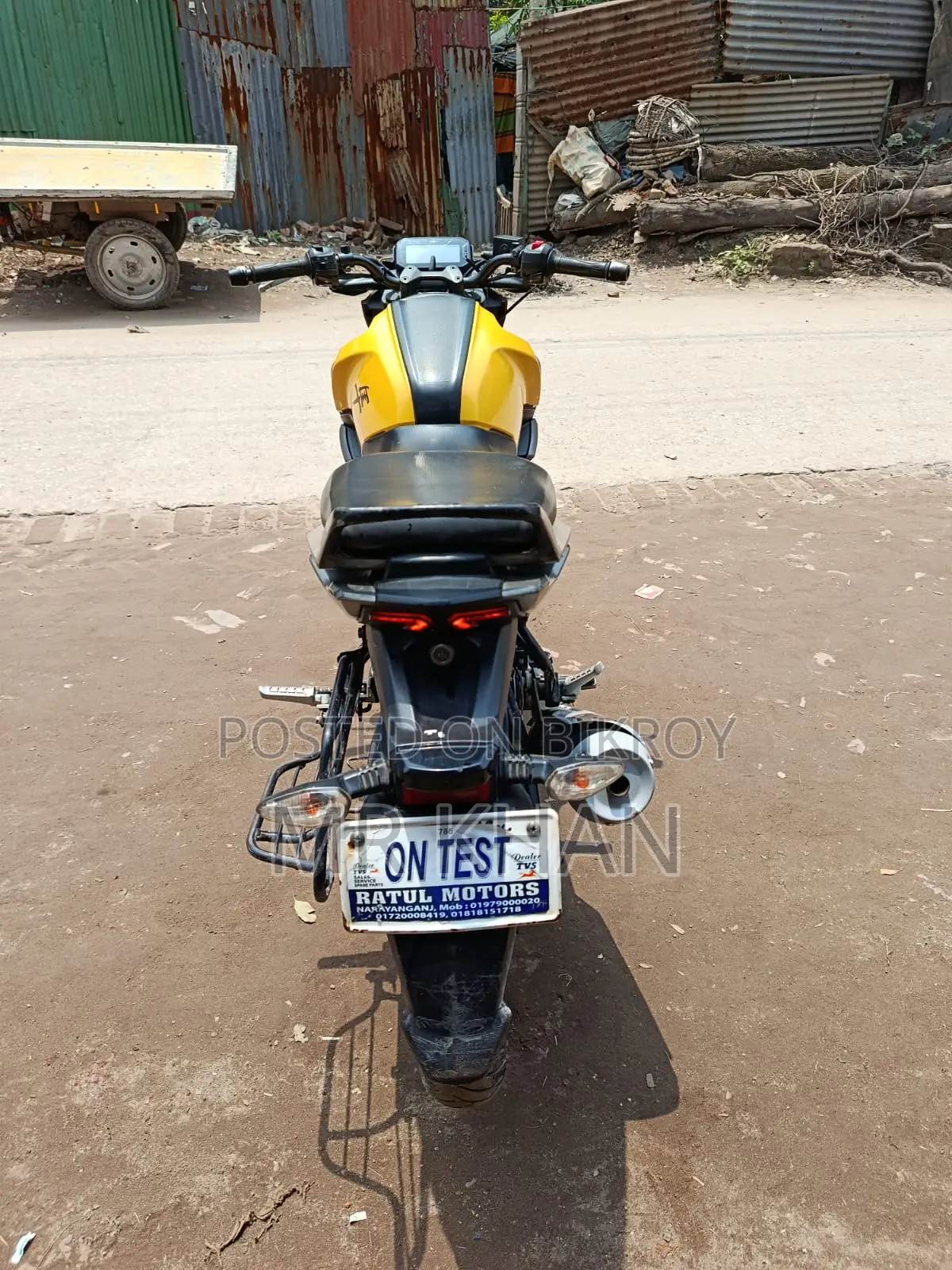 TVS Raider 125 2023 Yellow