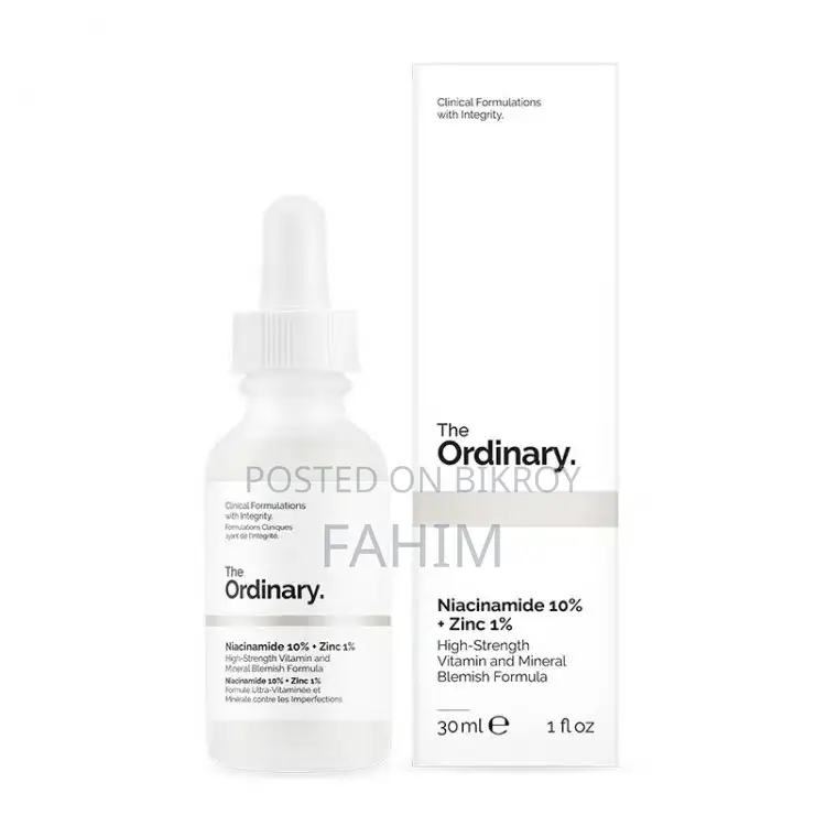 The Ordinary Niacinamide 10% + Zinc 1% (অরিজিনাল)