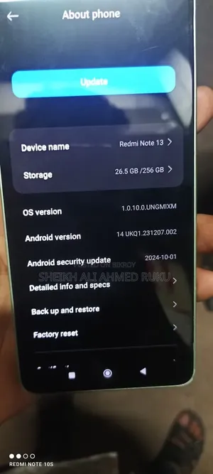 Xiaomi Redmi Note 13 256 GB Red