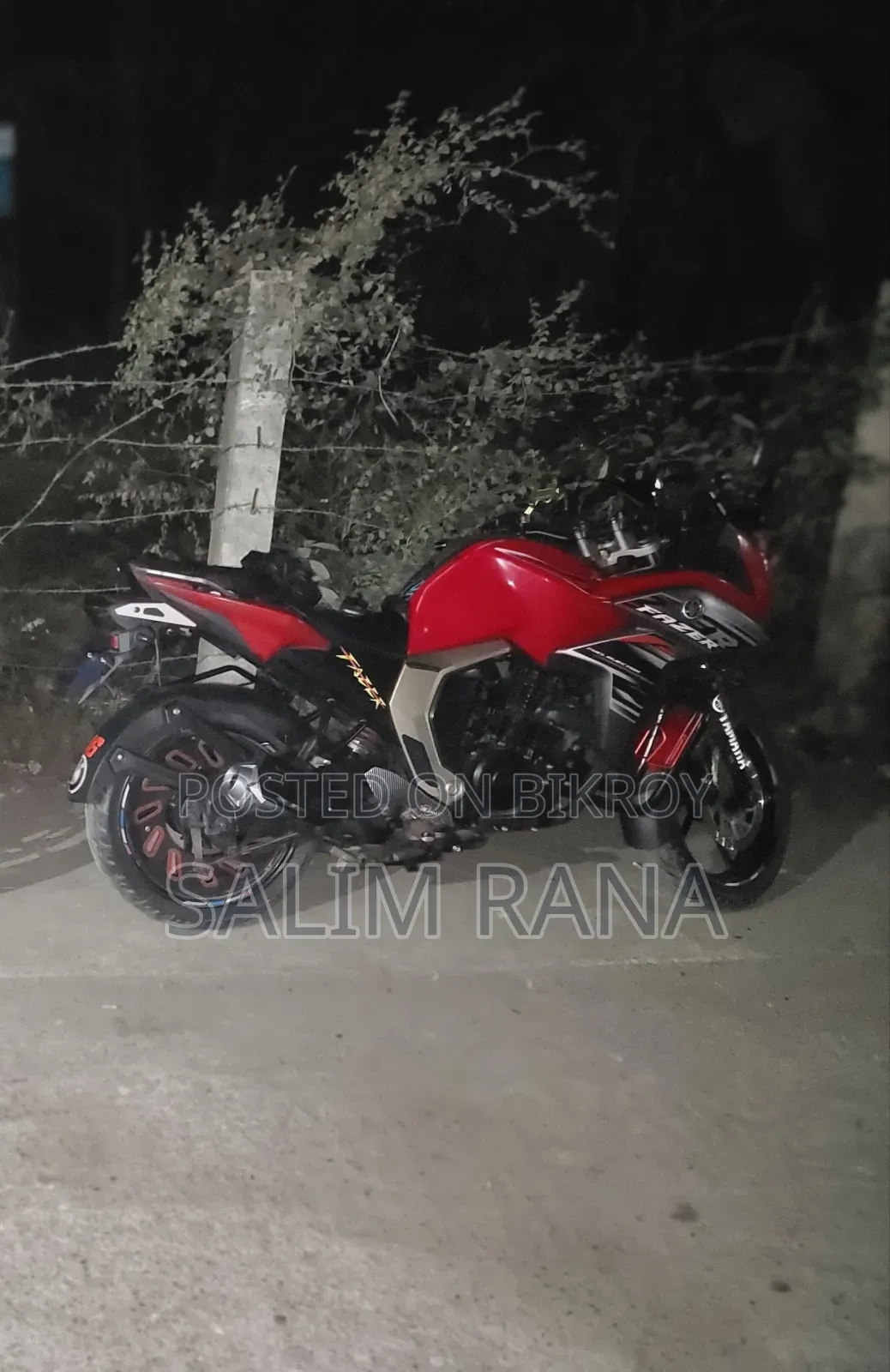 Yamaha FZ 2017 Red