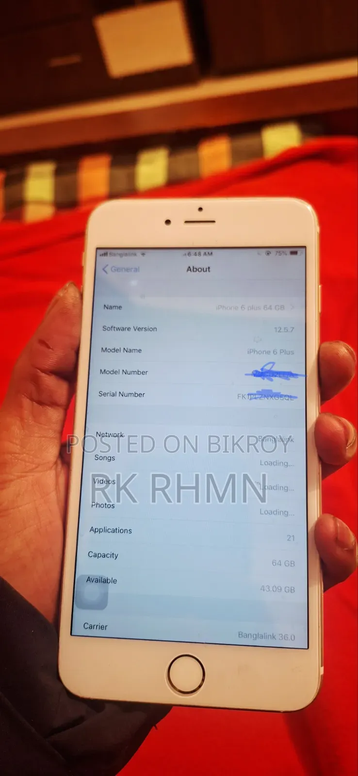 Apple iPhone 6 Plus 64 GB Bronze