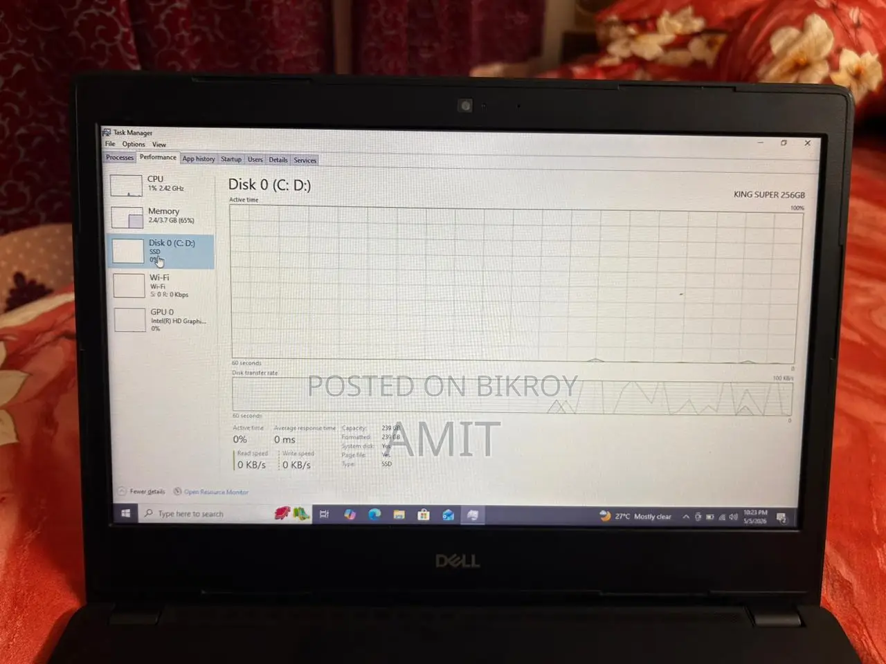 ল্যাপটপ Dell Latitude 14 3480 4GB Intel Core I5 SSD 256GB