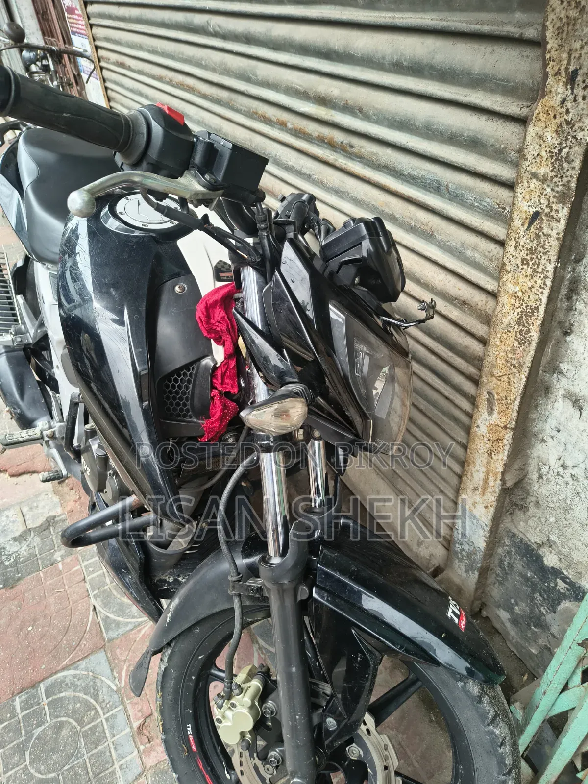 New TVS Apache 160 4V 2020 Black