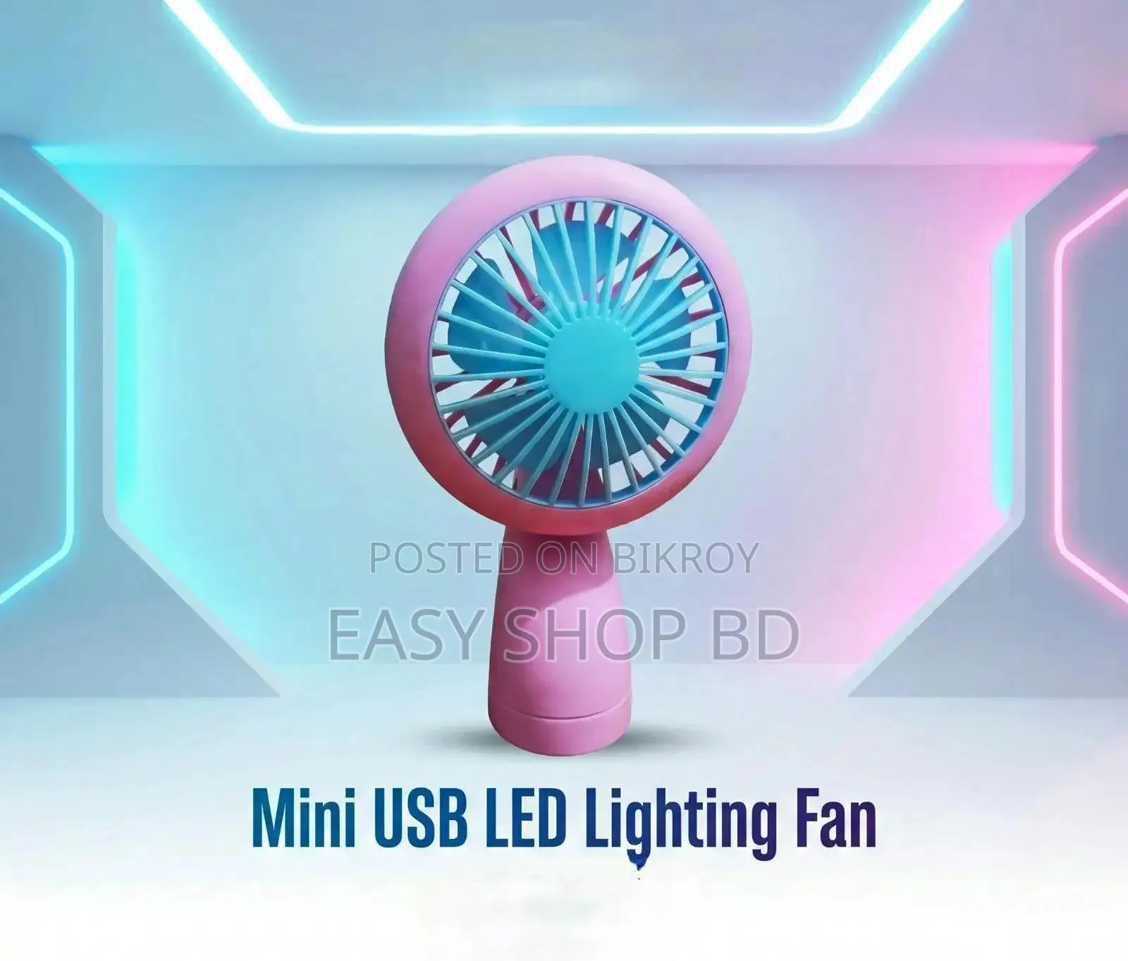 Rechargeable Mini Light Fan – Stay cool in the heat, solve your load-shedding woes!