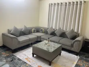 টেবিলসহ ৫ সিটের কর্নার সোফা
