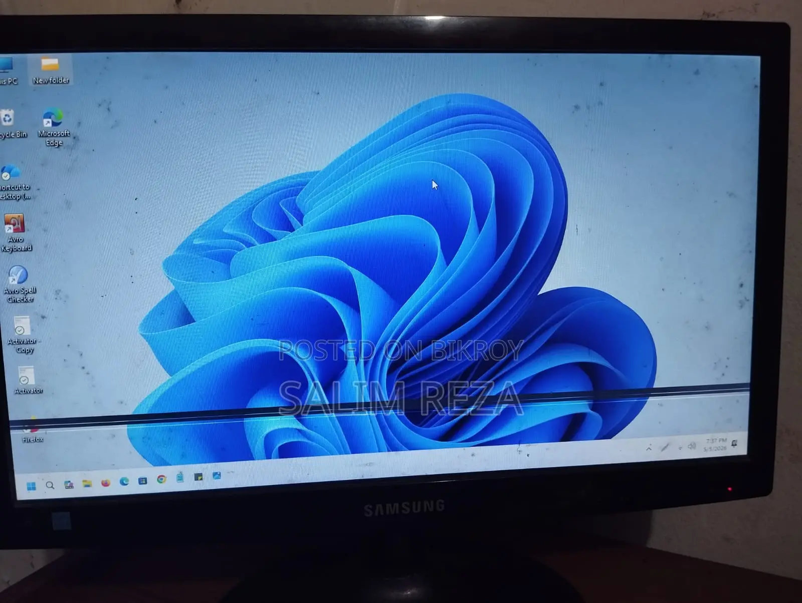 19" Samsung LED Monitor