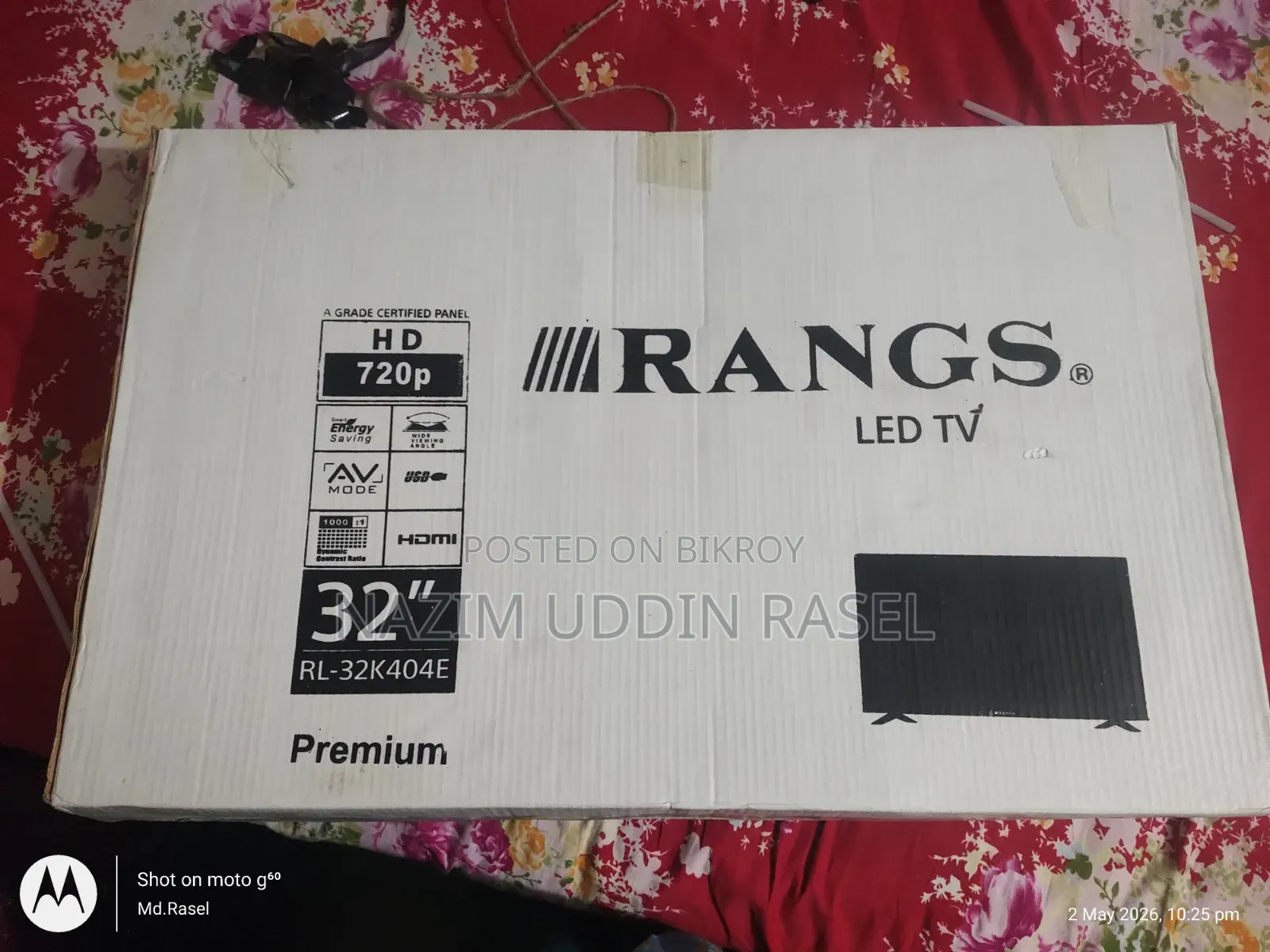 Rangs Led Tv Received as a New Gift