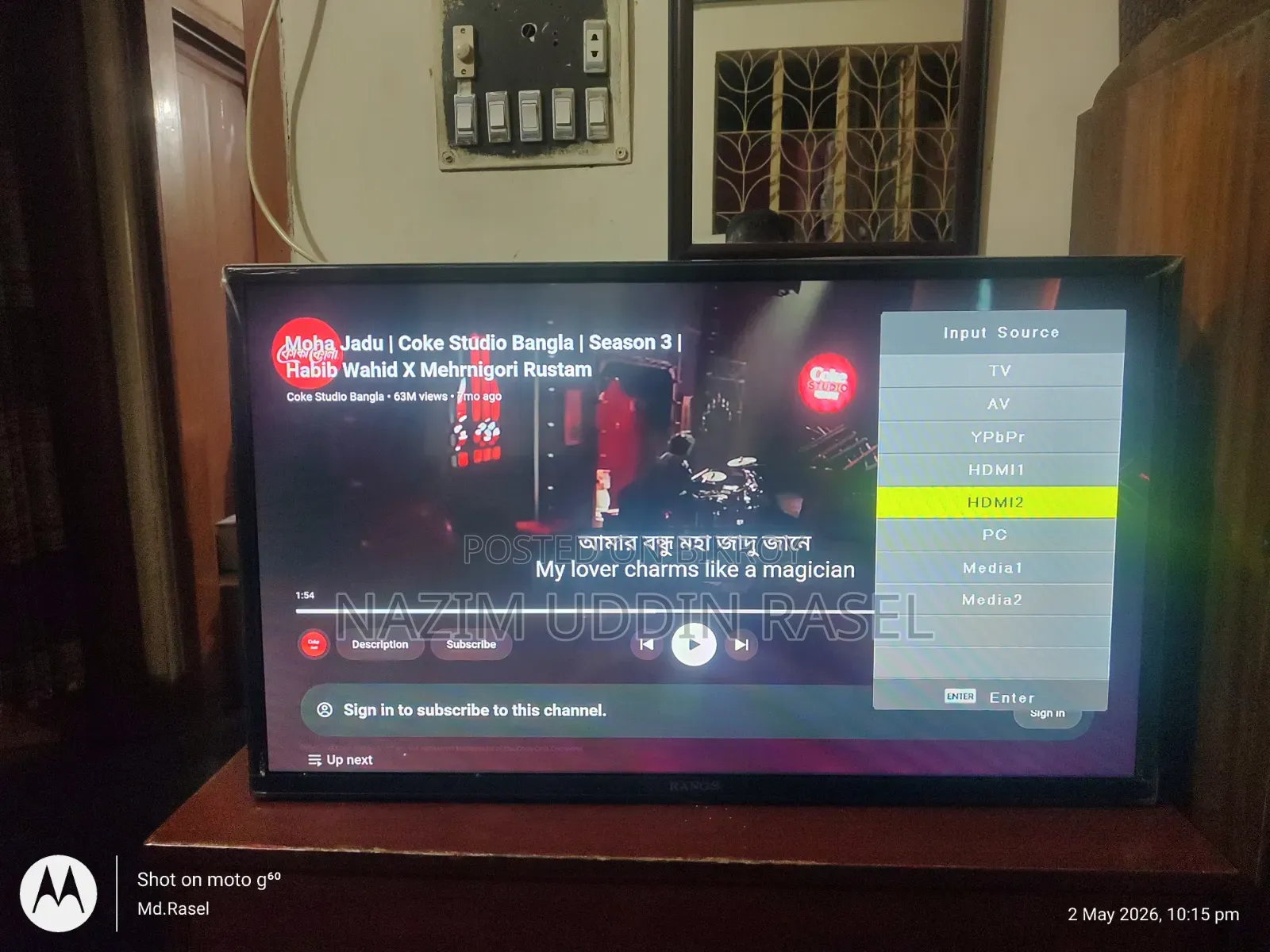 Rangs Led Tv Received as a New Gift
