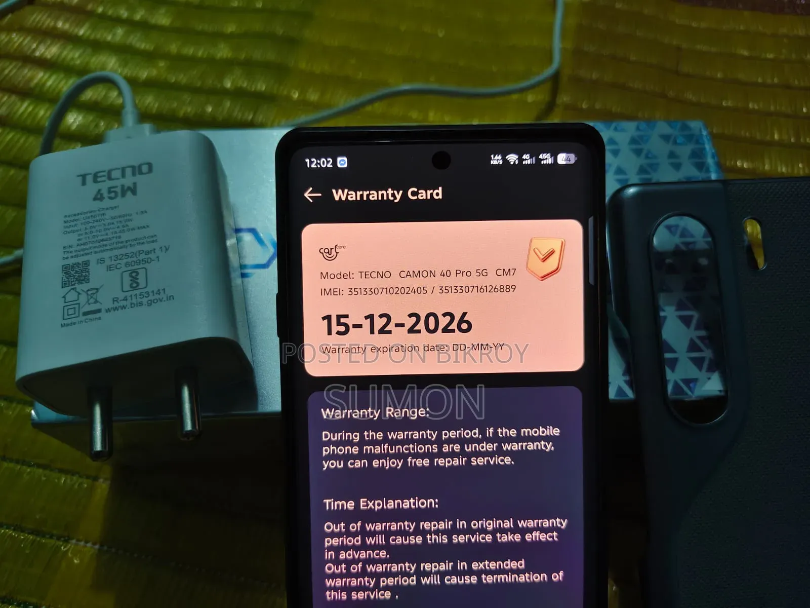 Tecno Camon 40 Pro 5G 256 GB