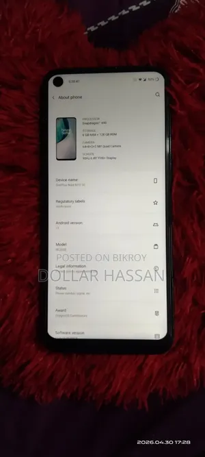 OnePlus Nord N10 5G 128 GB Black