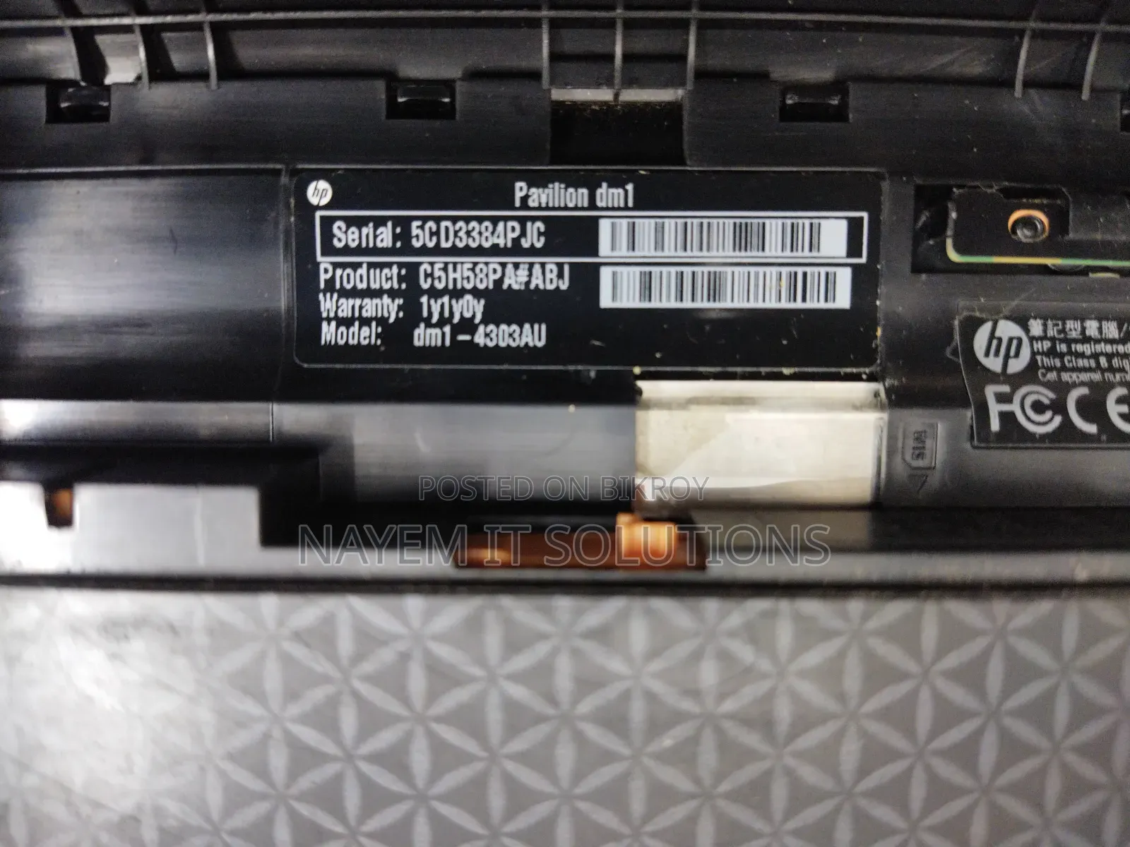 Laptop HP Pavilion DM1 4GB AMD HDD 500GB