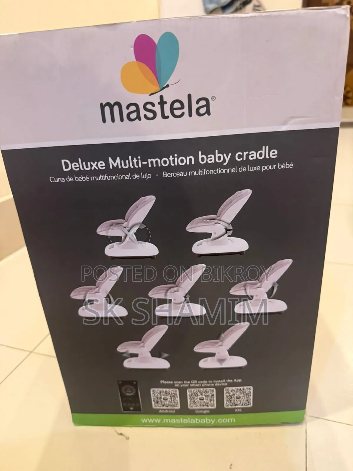 Mastela Baby Motion Cradle, Bed Bell, Piano Padel, Baby Rattle