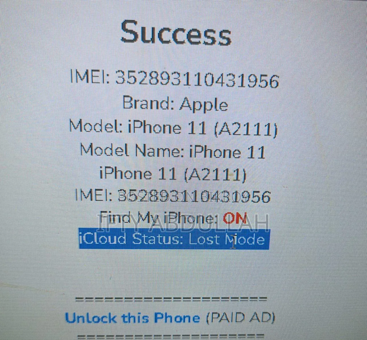 Apple iPhone 11 64 GB White