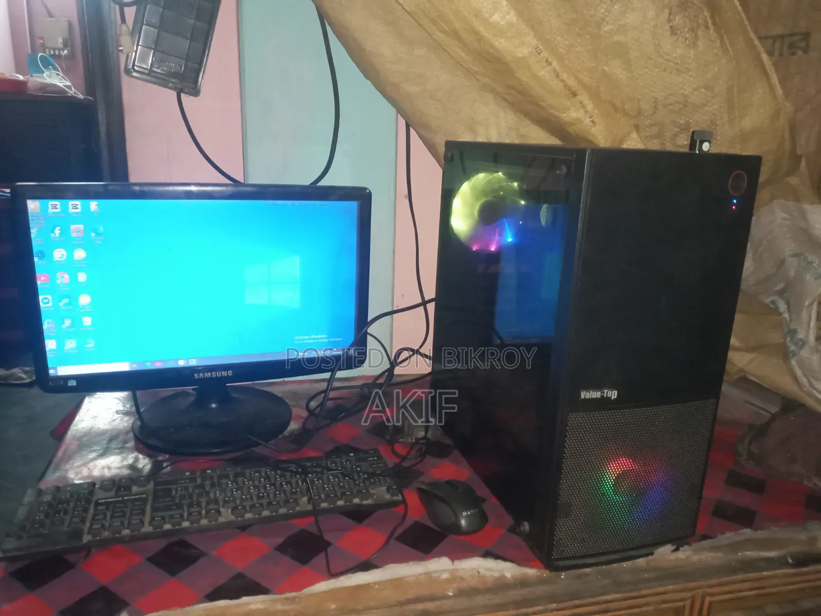 Desktop Computer Microsoft 4GB Intel Core I3 SSD 2T