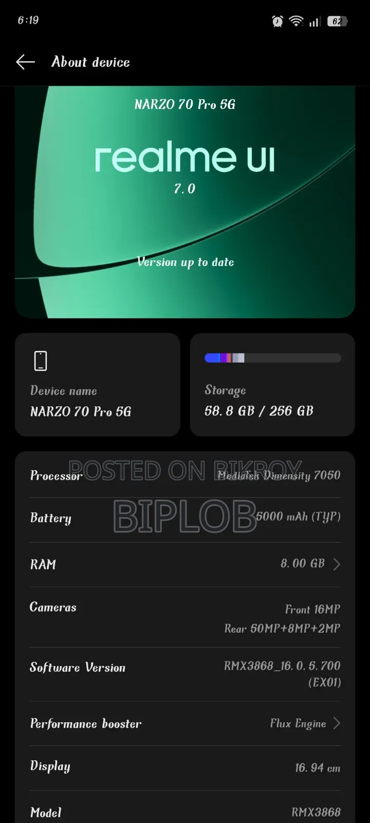 Realme 12+ 256 GB White