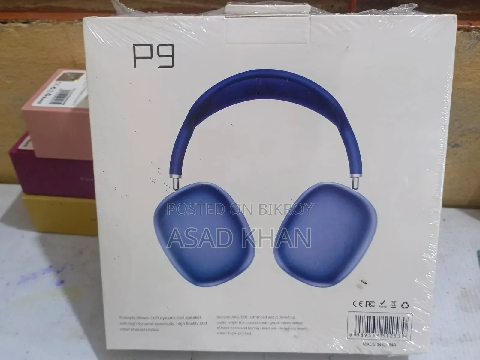 P9+Wireless+Bluetooth+Headphone