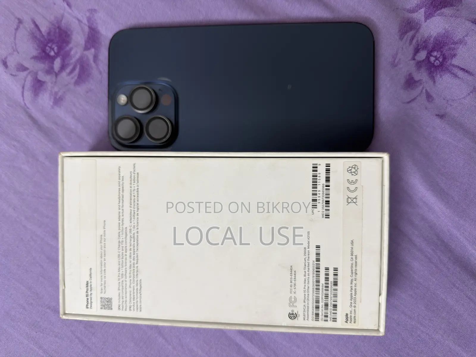 Apple iPhone 15 Pro Max 256 GB Blue