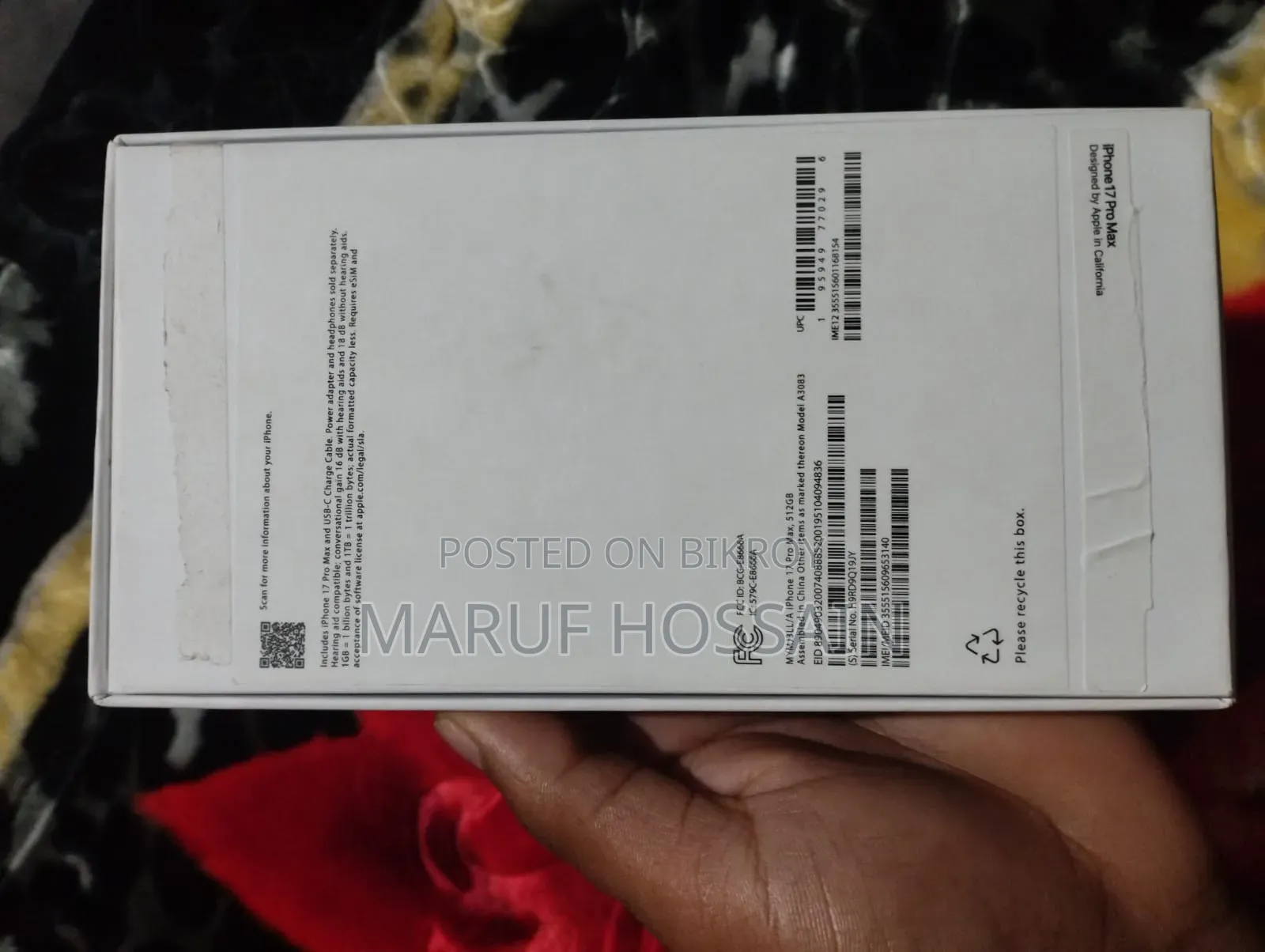 New Apple iPhone 17 Pro Max 512 GB Orange