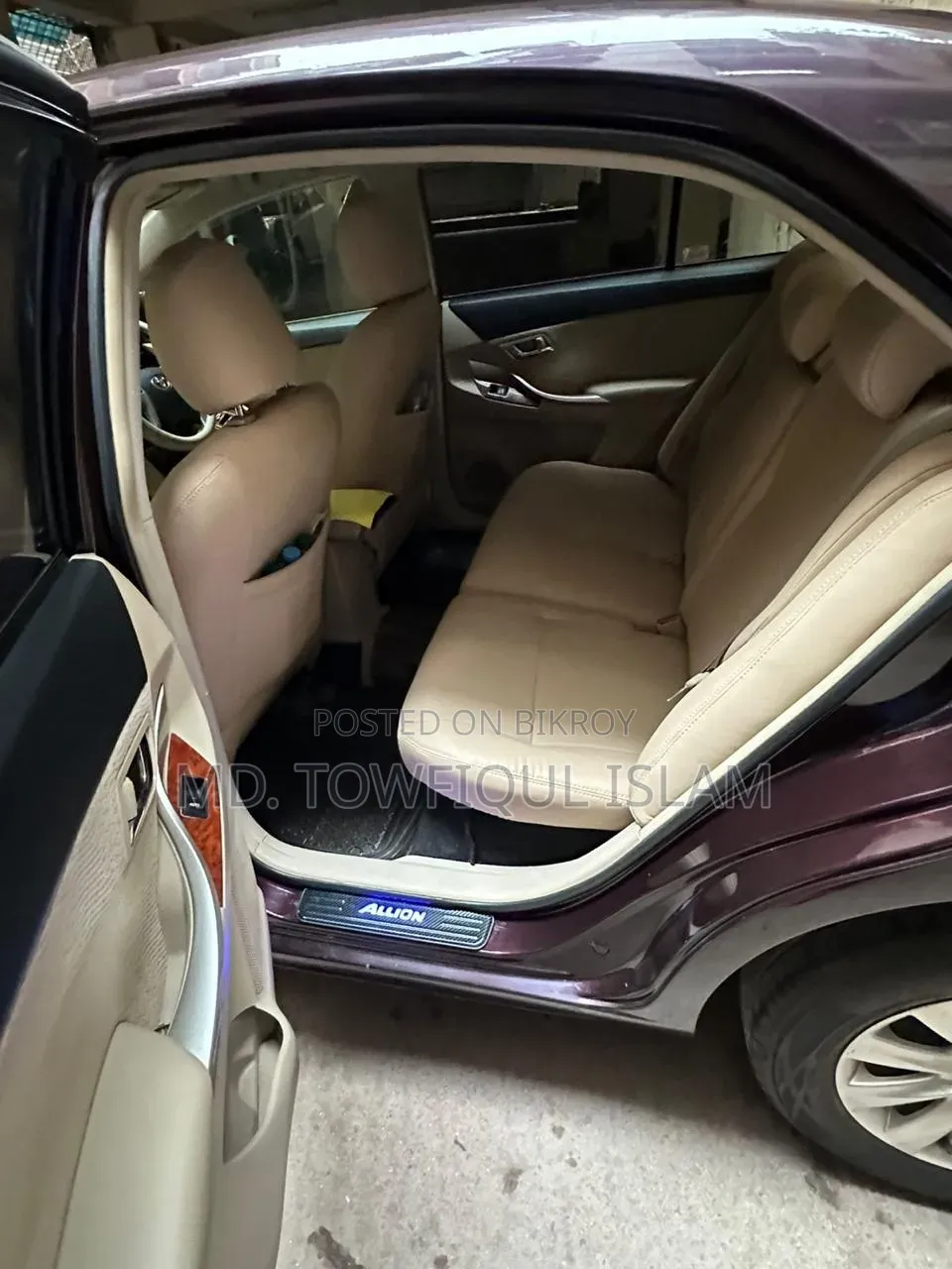 Toyota Allion 2014 Maroon