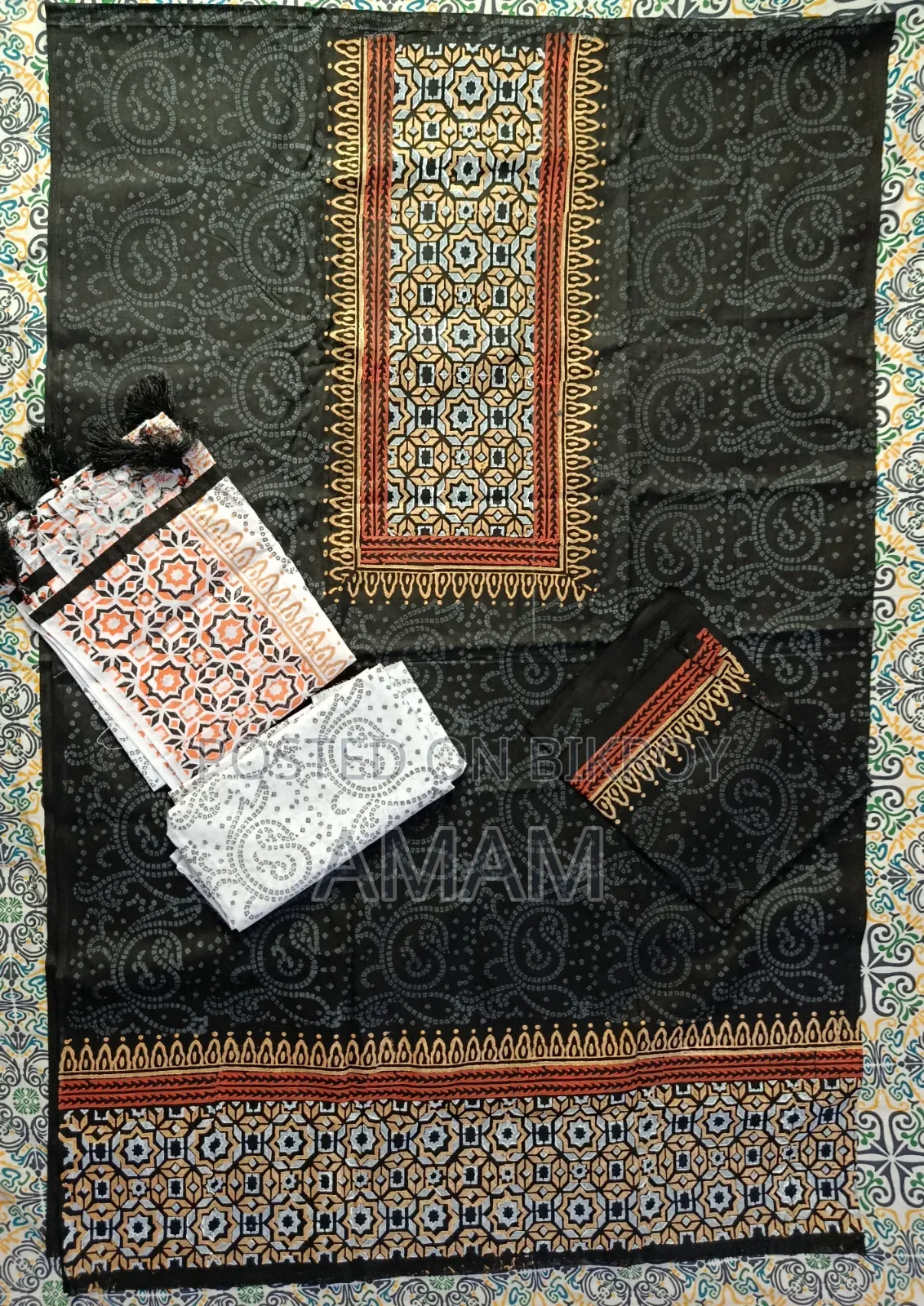 New Model Three-Piece Set High-Quality Cotton Fabric.