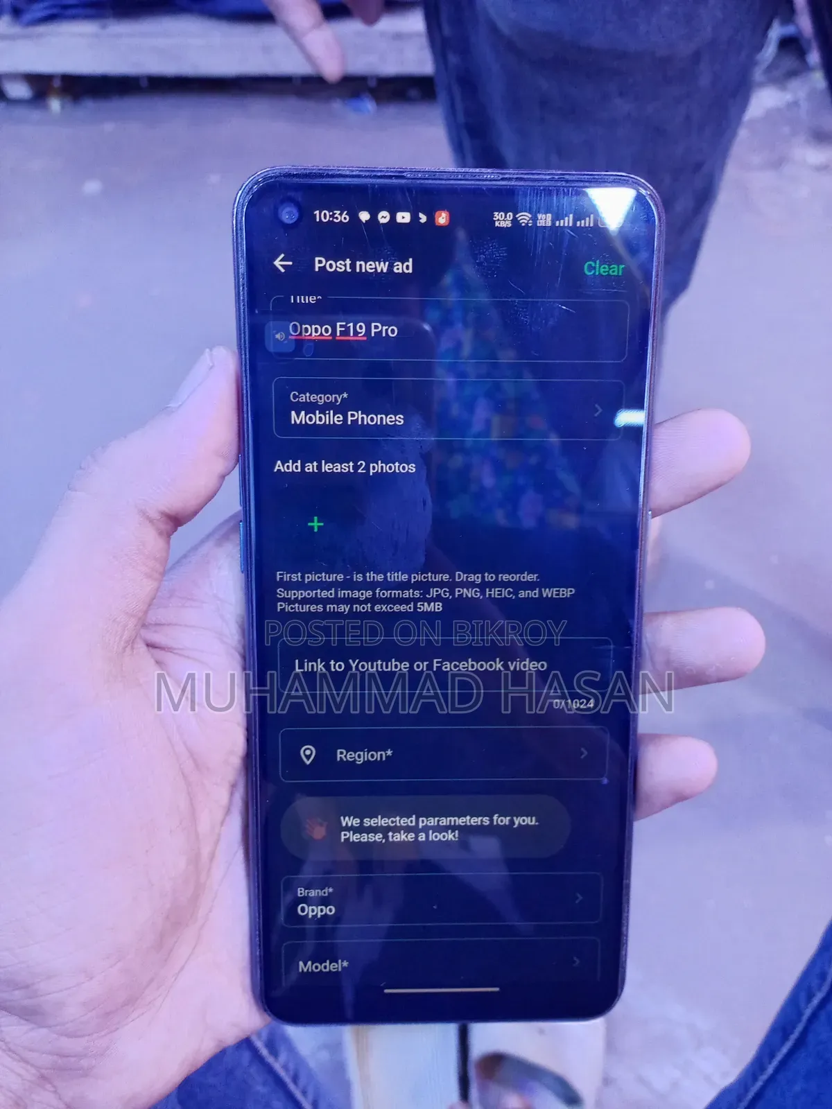Oppo F19 Pro 128 GB Blue