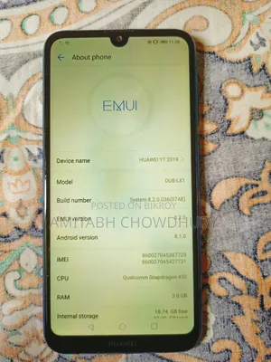 Huawei Y7 32 GB Blue