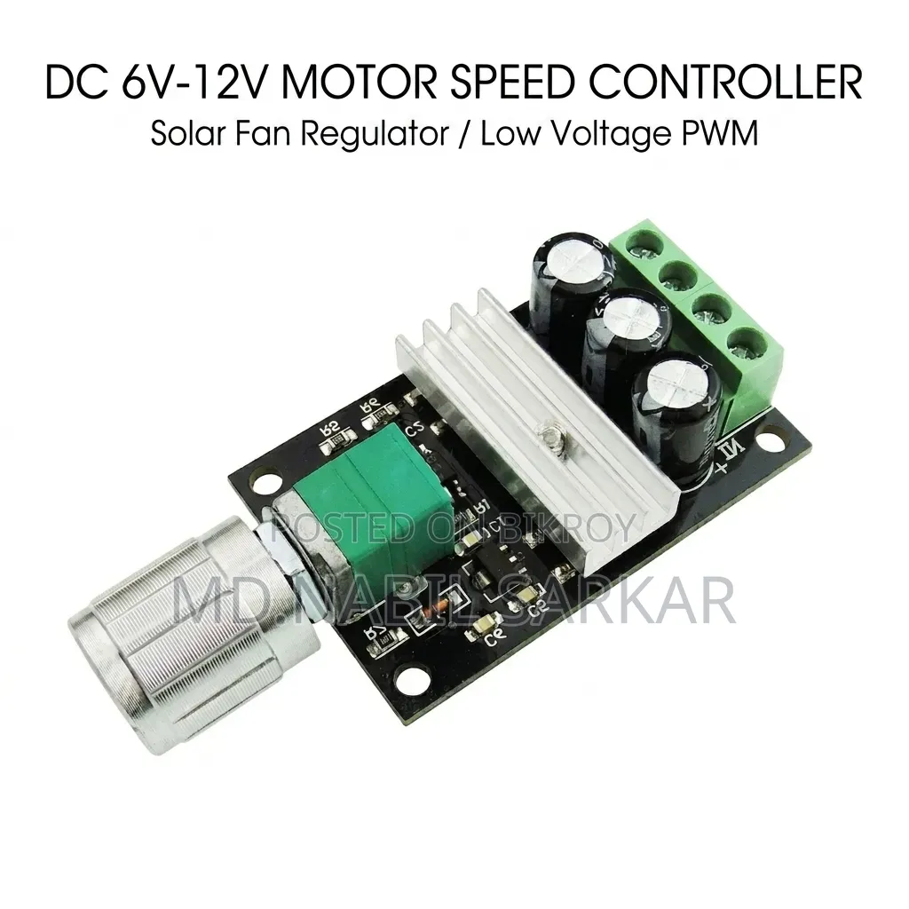 Solar Fan Speed Controller