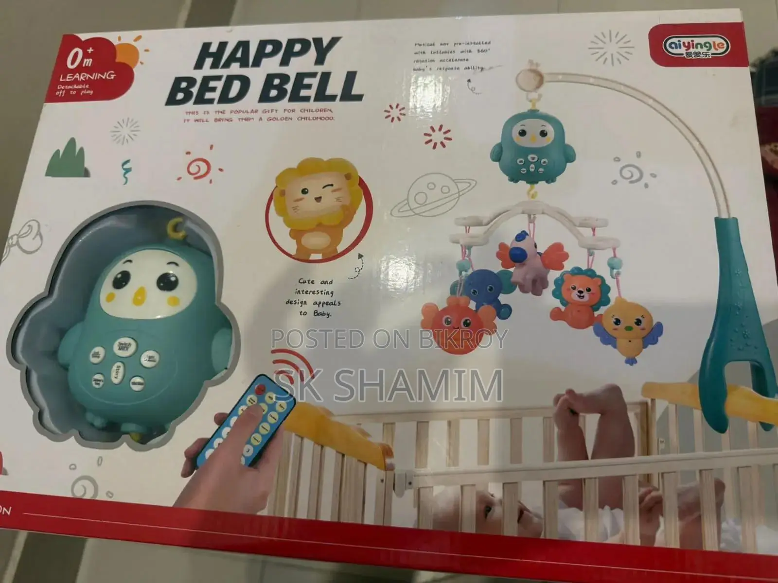 Mastela Baby Motion Cradle, Bed Bell, Piano Padel, Baby Rattle