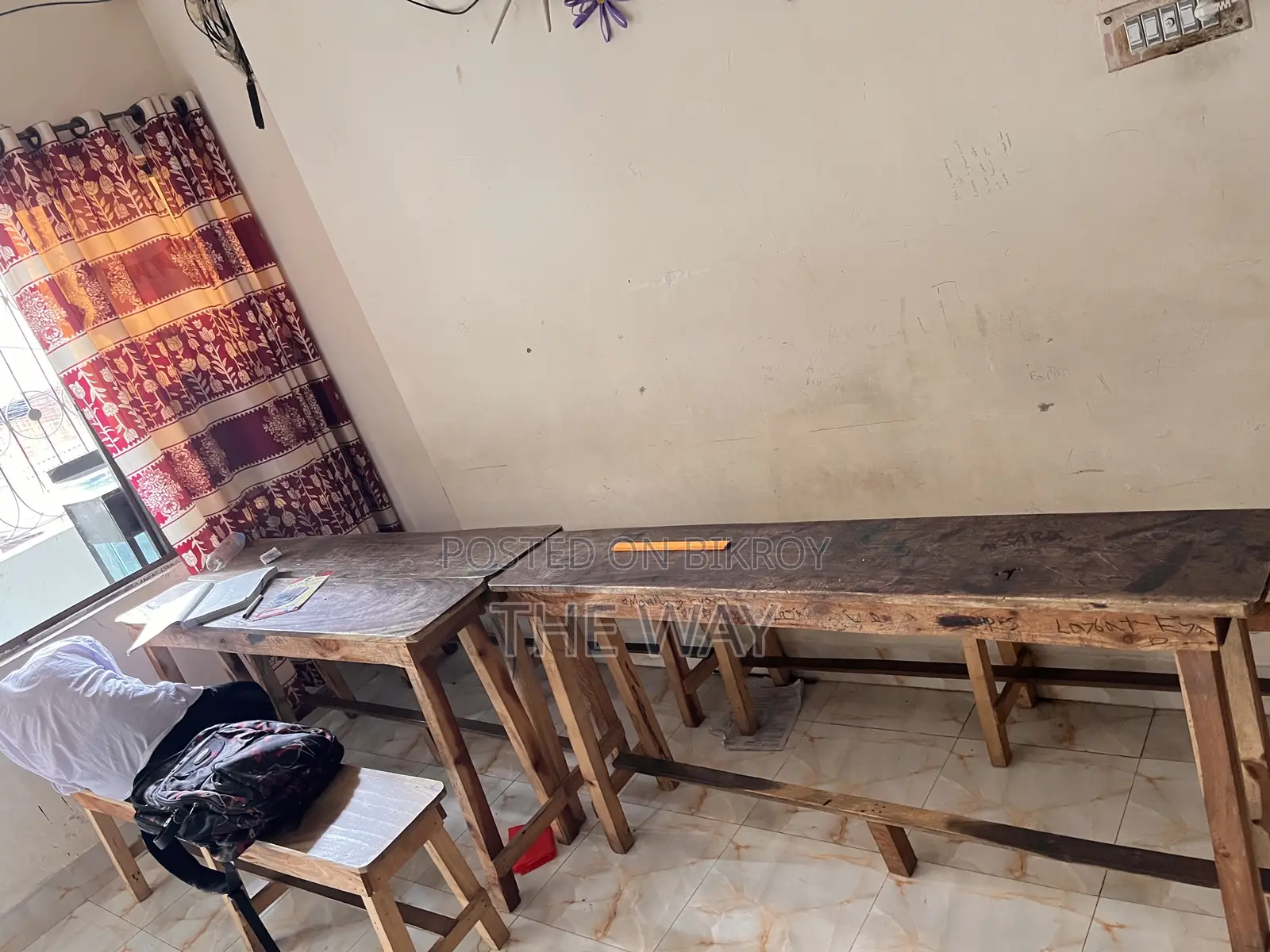 Study tables, barely used, all in perfect condition, 500 per pair, located in Dhaka