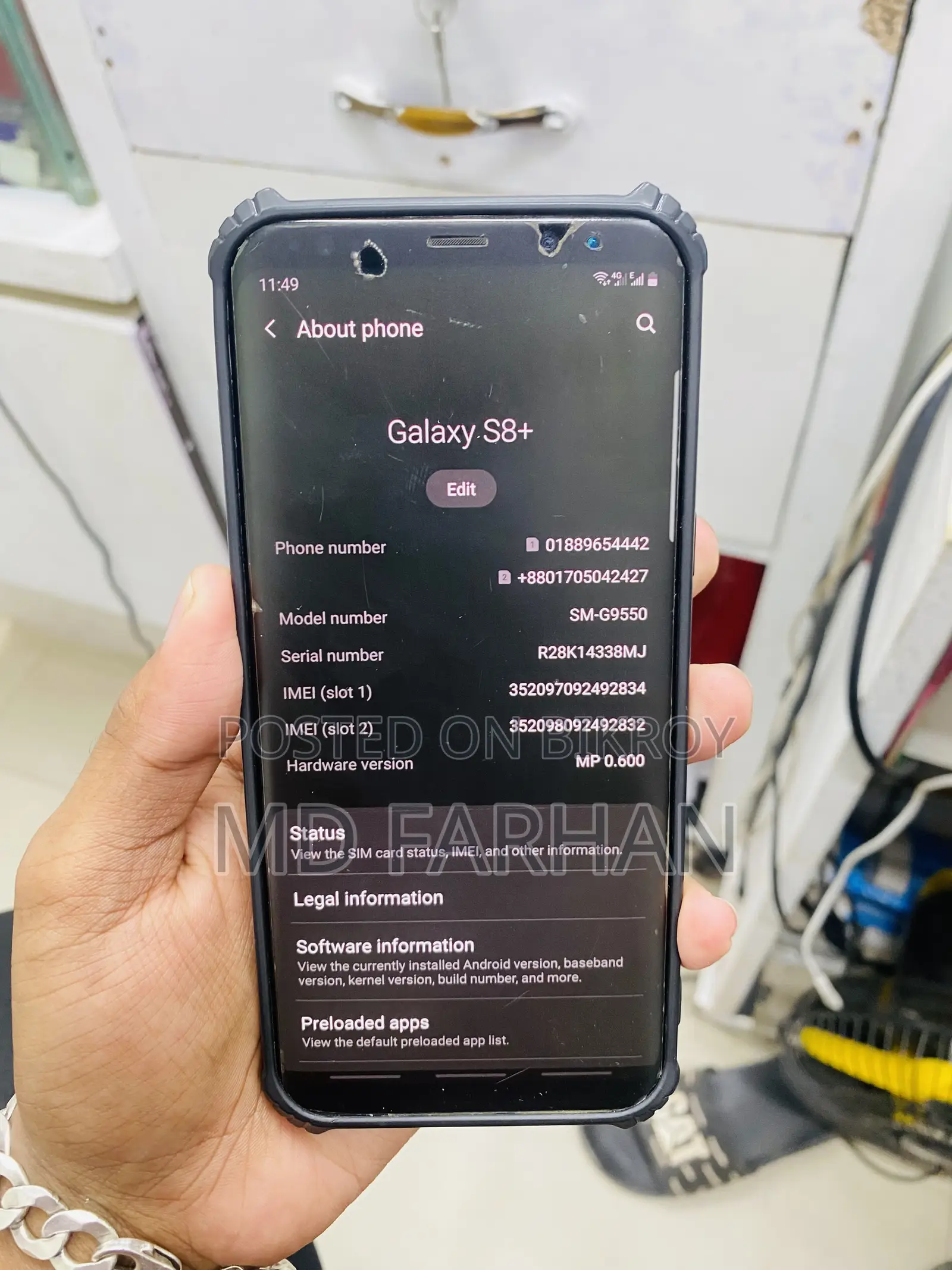 Samsung Galaxy S8+ 128 GB Black