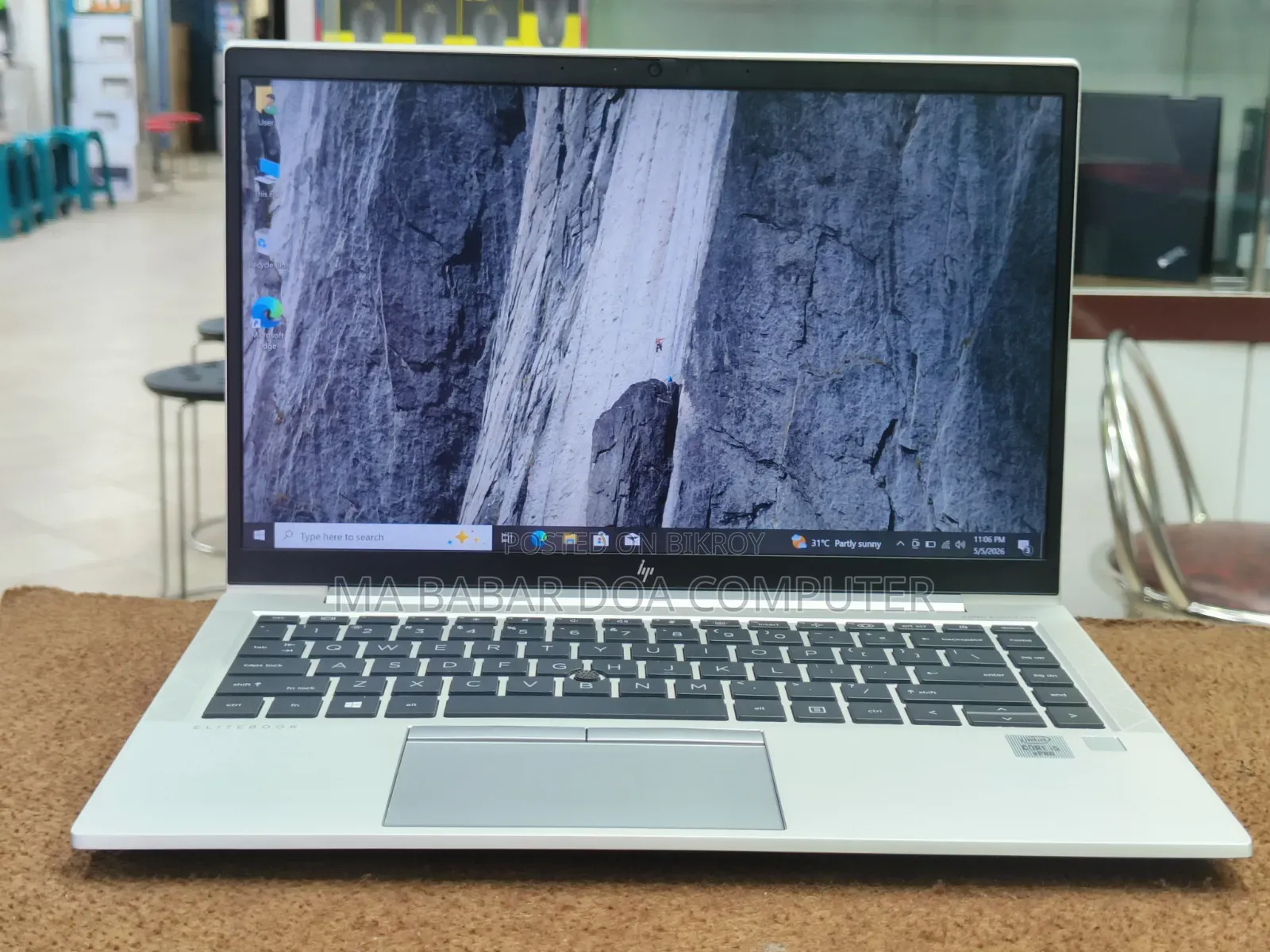 Laptop HP EliteBook 840 G7 8GB Intel Core I5 SSD 256GB