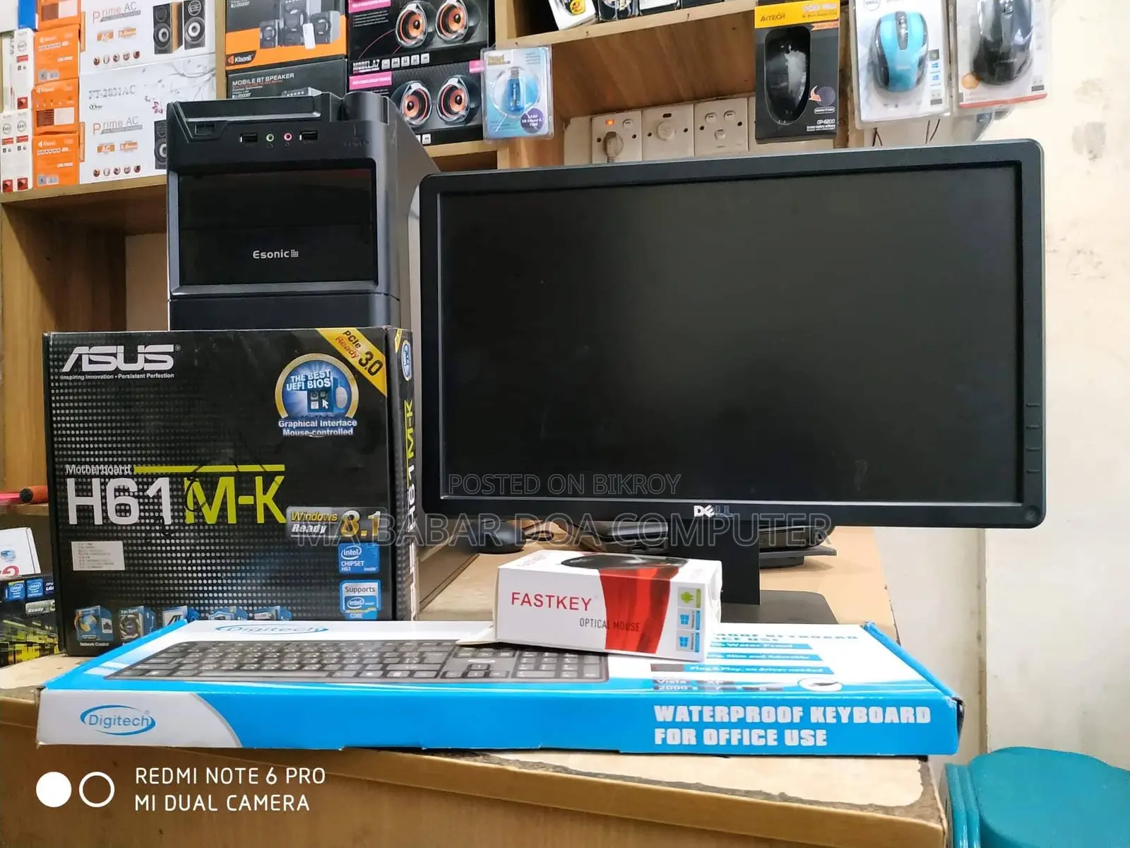 Desktop Computer HP 268 Pro G1 8GB Intel Core I3 HDD+SSD 500GB