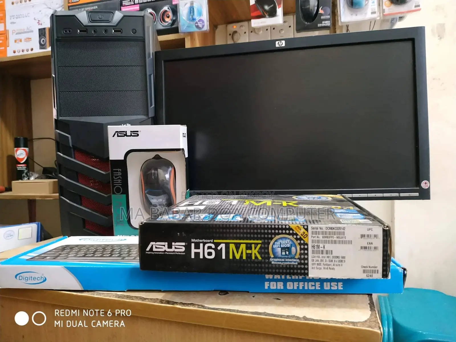 Desktop Computer HP 268 Pro G1 8GB Intel Core I3 HDD+SSD 500GB
