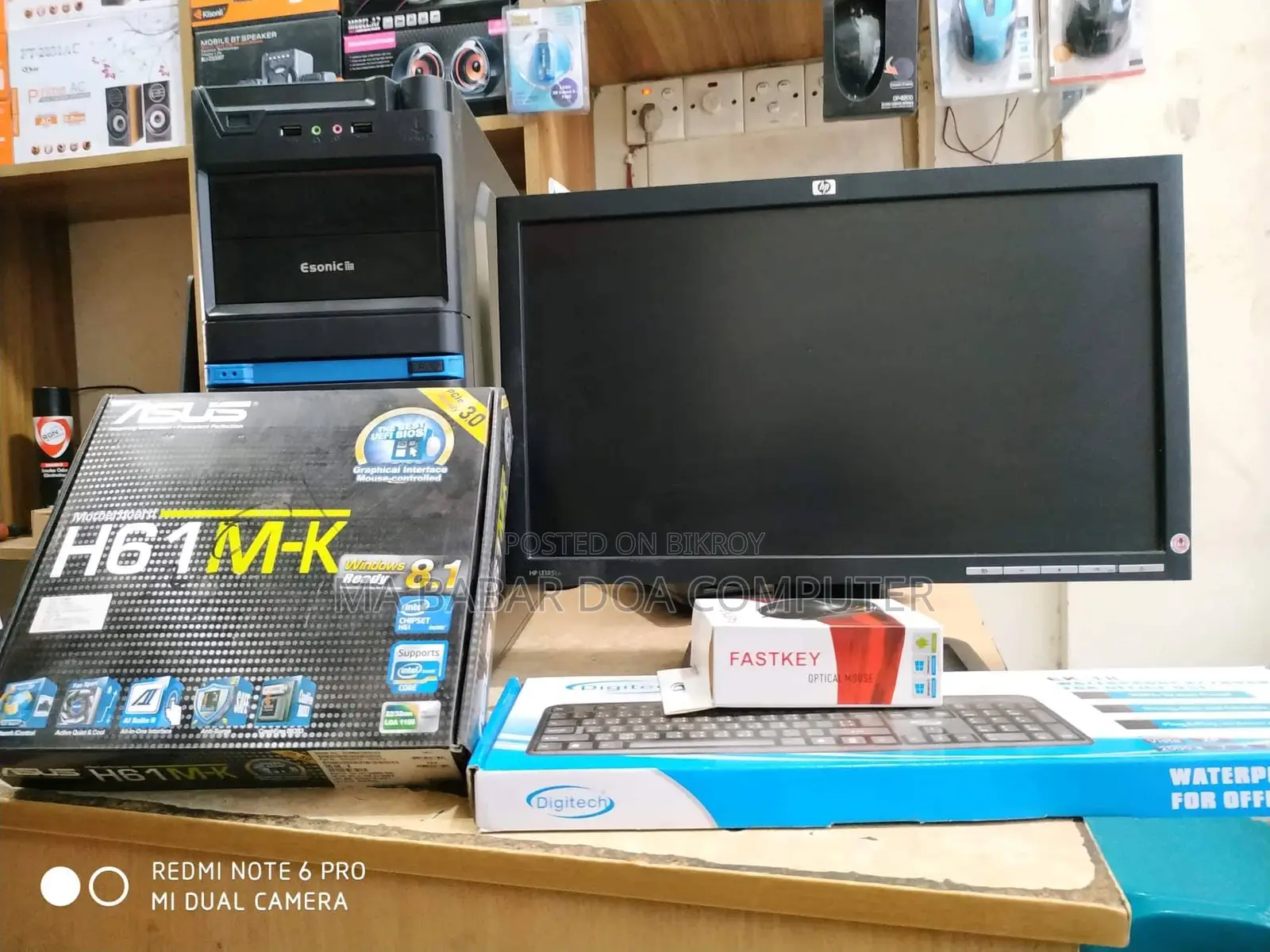 Desktop Computer HP 268 Pro G1 8GB Intel Core I3 HDD+SSD 500GB