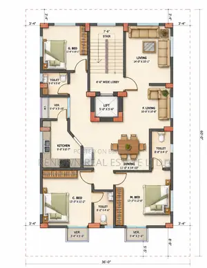 3-Bedroom Apartment in Renown Real Estate, Uttara for Sale