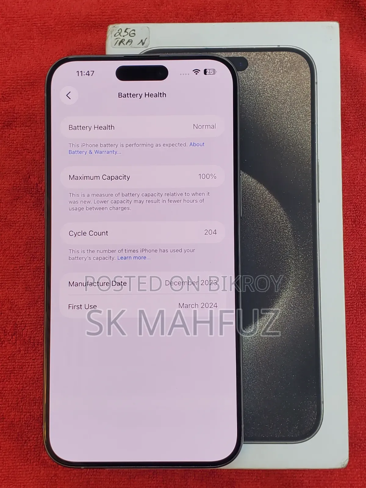 Apple iPhone 15 Pro Max 256 GB Silver