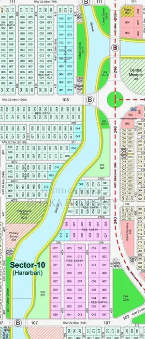 5 Katha Plot Sale Sector 10, Purbachal