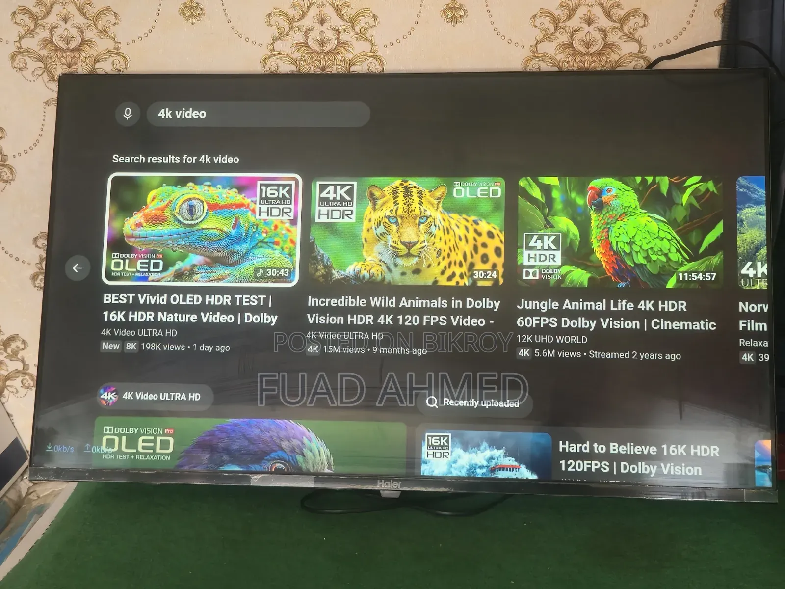 Haier 43" Google Voice TV (Six Months Warranty and Replacement)