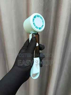 Portable Handheld Fan Yg-755 | 100 Speed, Digital Display, Type-c