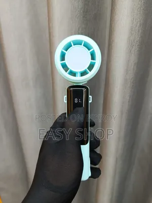 Portable Handheld Fan Yg-755 | 100 Speed, Digital Display, Type-c