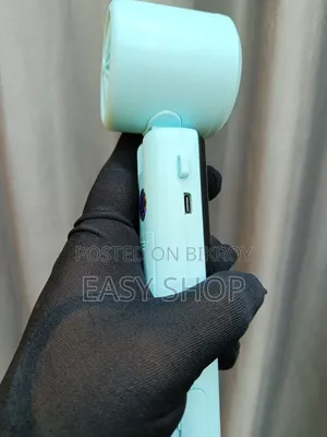 Portable Handheld Fan Yg-755 | 100 Speed, Digital Display, Type-c