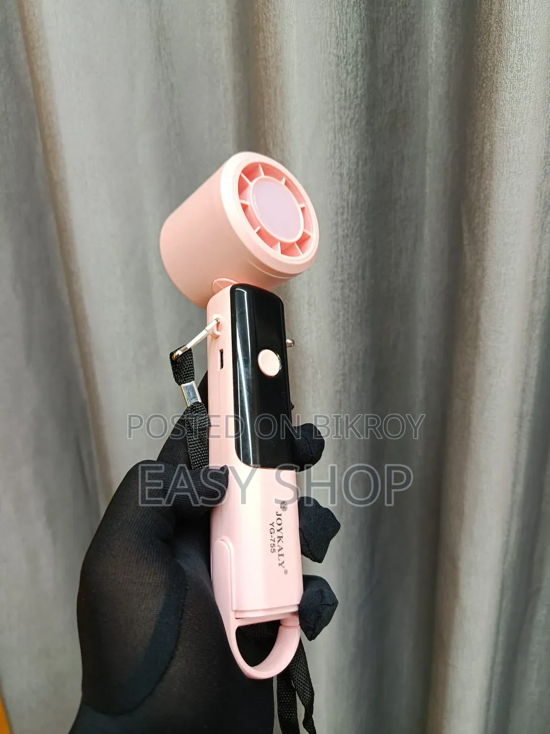Portable Handheld Fan Yg-755 | 100 Speed, Digital Display, Type-c