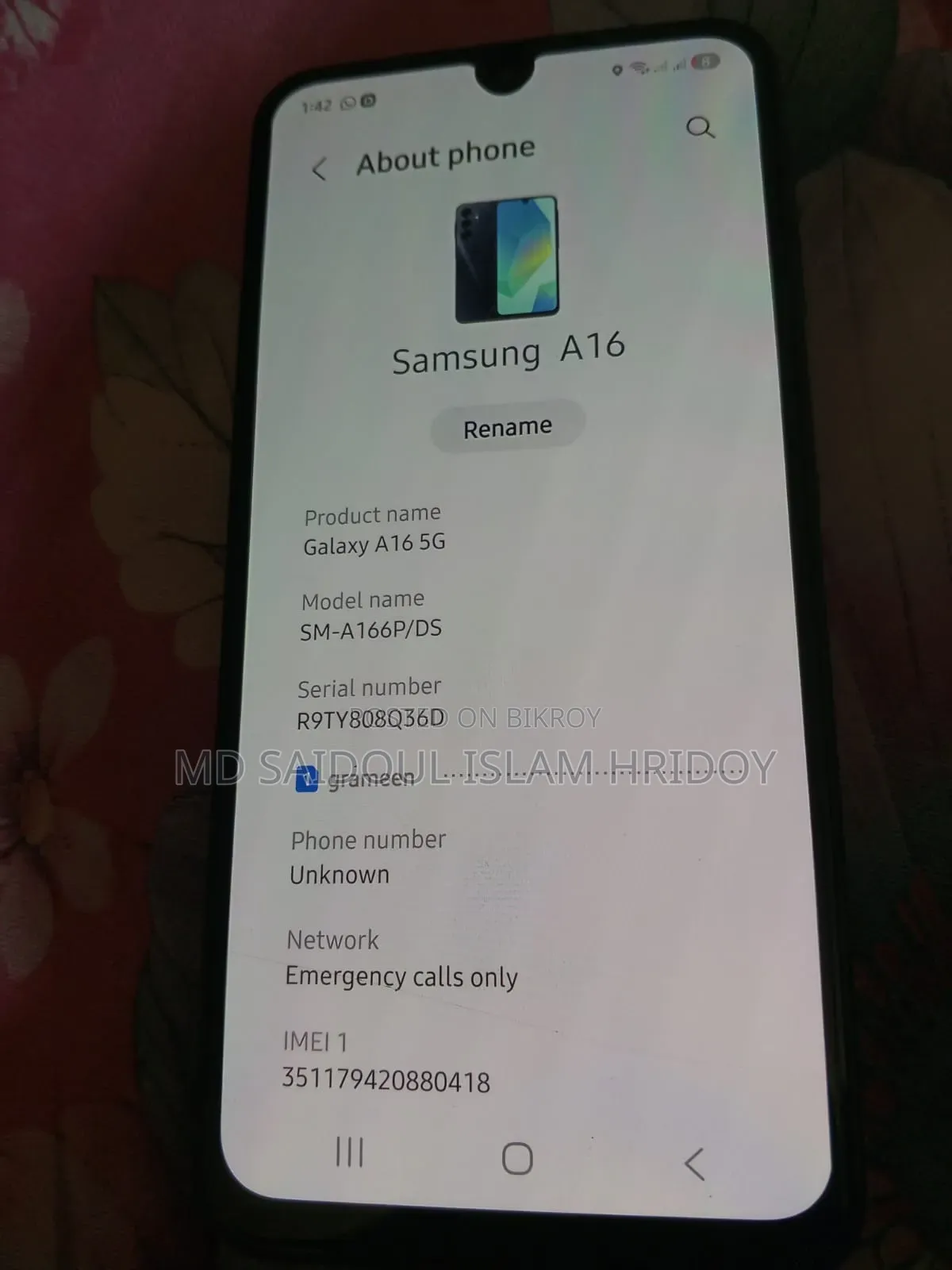 Samsung Galaxy A16 5G 256 GB Purple
