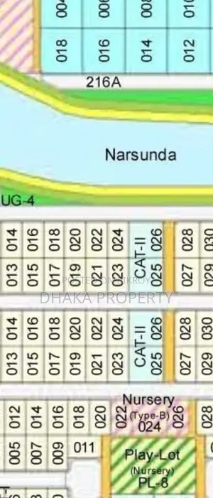 Lake View 3 Katha Plot Sale Sector -9