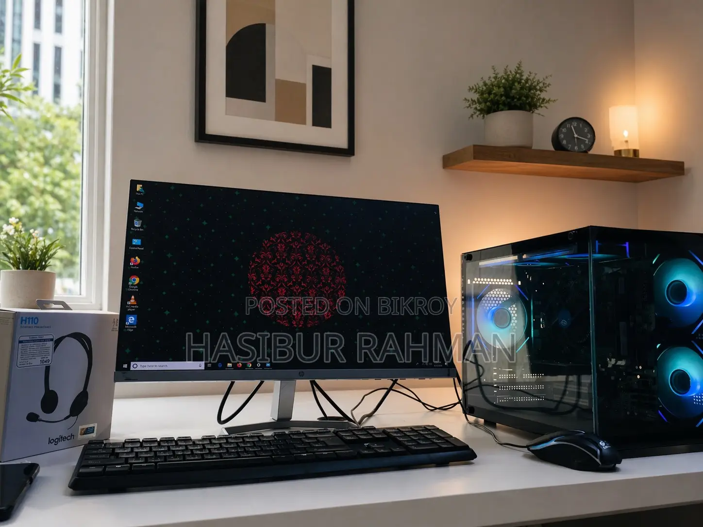 New Desktop Computer HP 8GB Intel Core I7 SSD 128GB