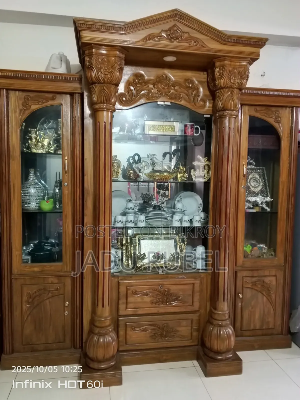 Teak Wood Showcase