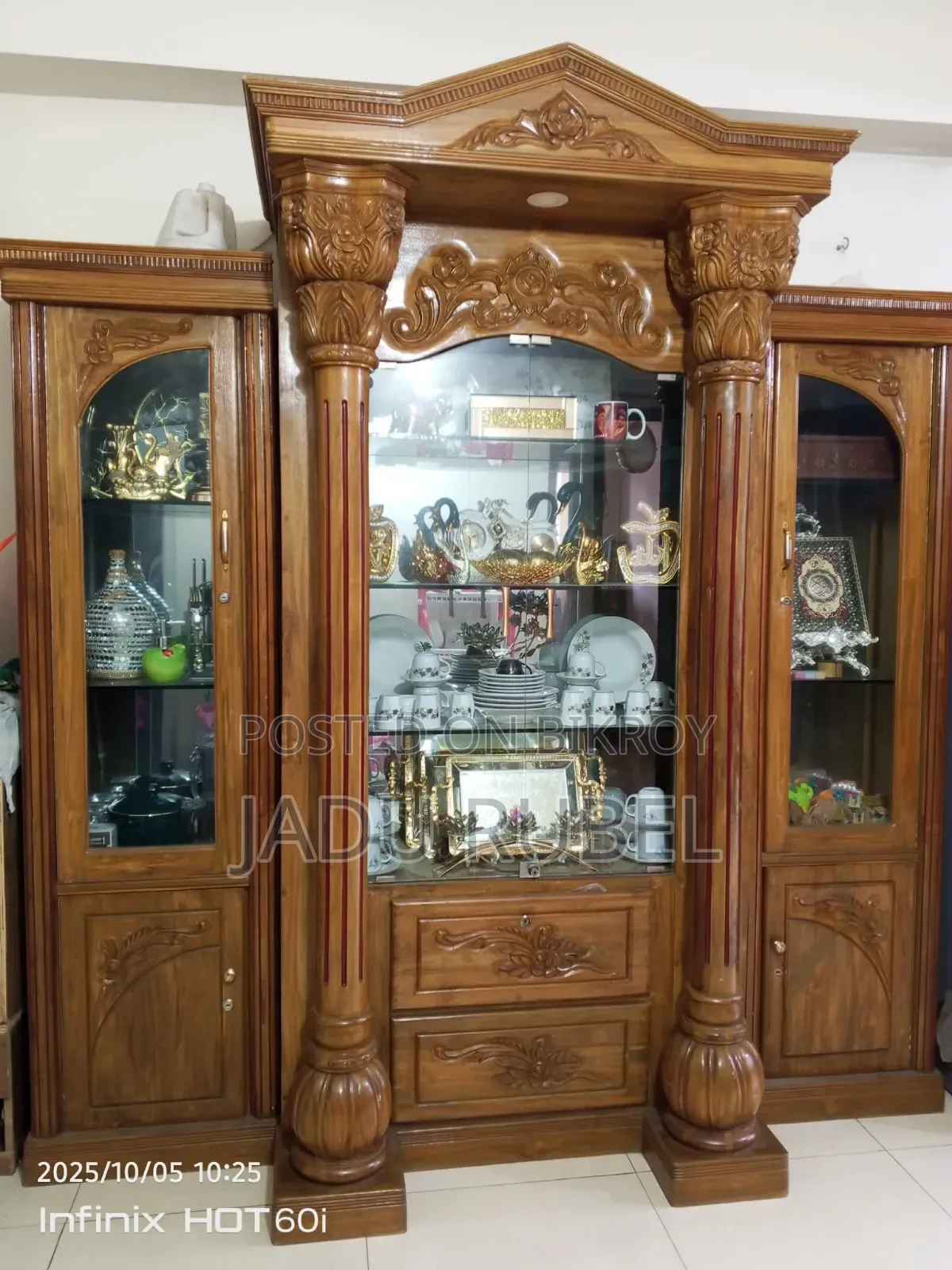 Teak Wood Showcase