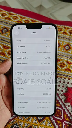 Apple iPhone 13 Pro Max 512 GB Black
